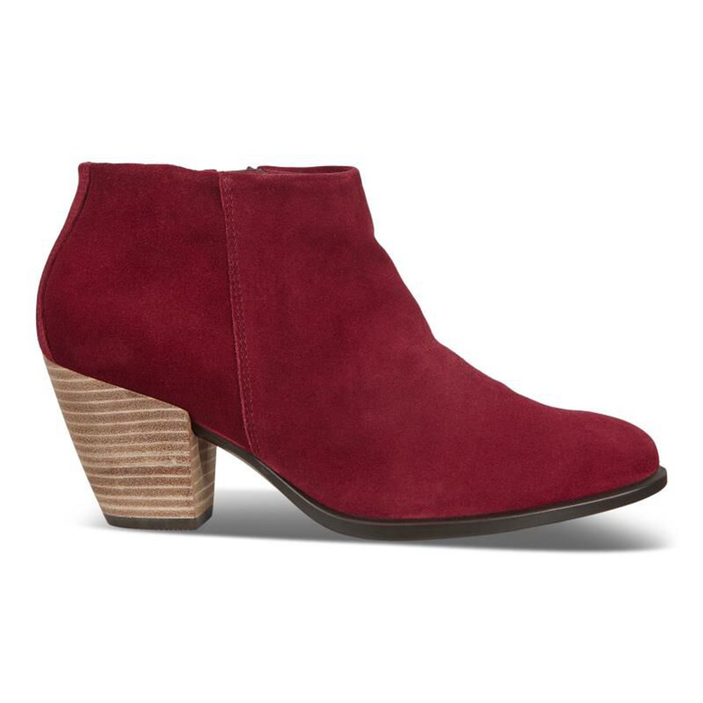 Botas Mujer - ECCO Shape 55 Western - Rojos - YNS813964